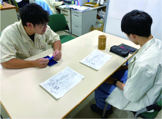 八王子総務課の職員さんと打ち合わせ